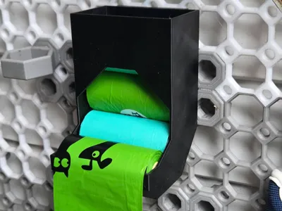 Pet waste bag dispenser for multiboard/multibuild