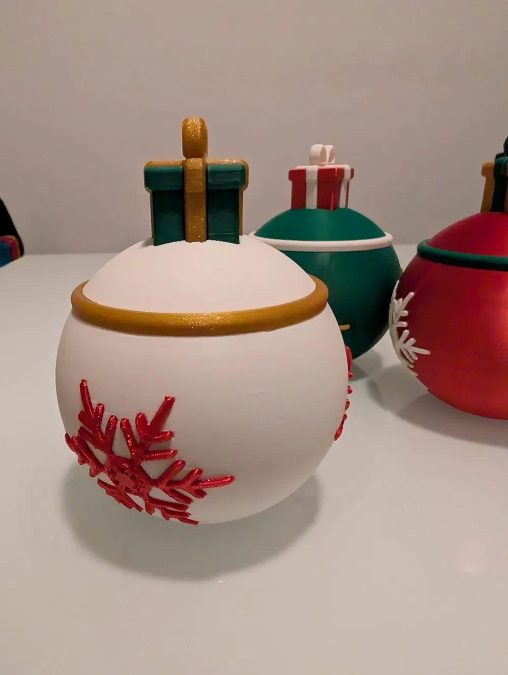 MAGIC BAUBLE Christmas Ornament 5-in-1 / NO AMS! - Free 3D Print Model ...
