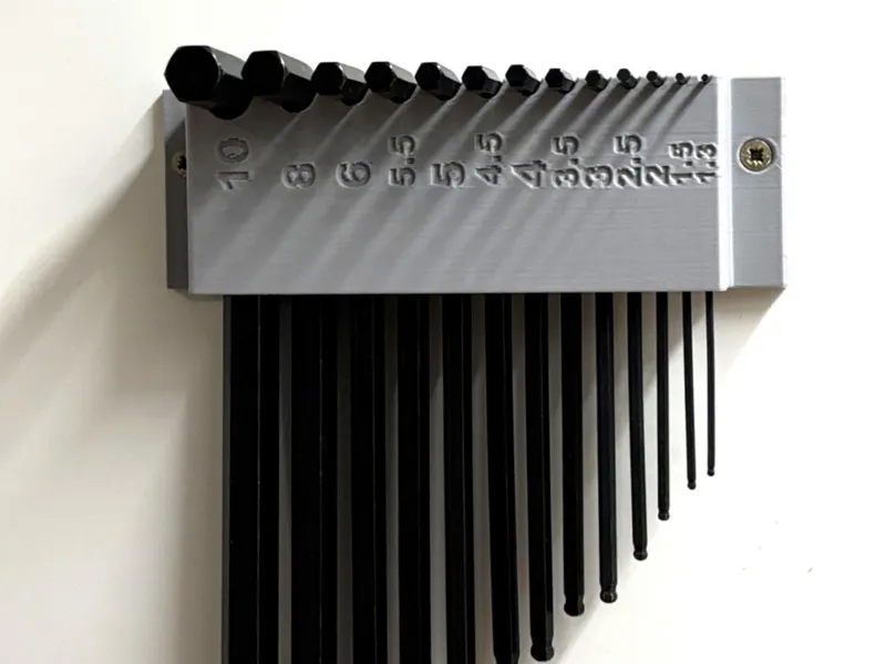 Hex Allen Wrench Holder Metric