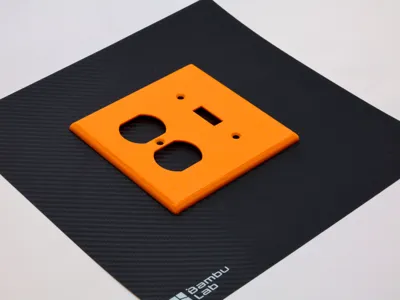 Double Gang Outlet & Toggle Wall Plate