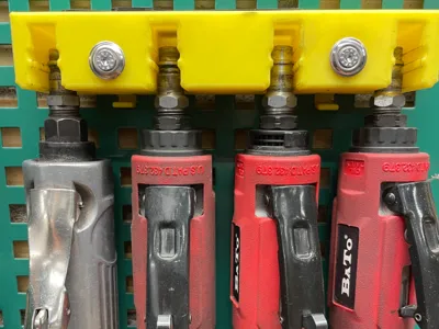 Holder f. pneumatic die grinders
