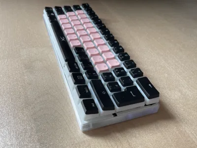 Wooting 60 HE case flat low profile