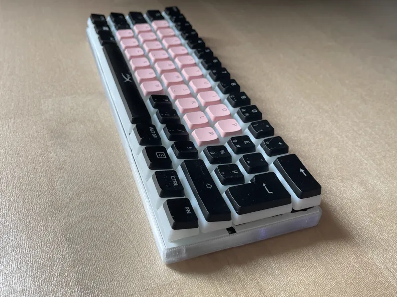 Wooting 60 HE case flat low profile