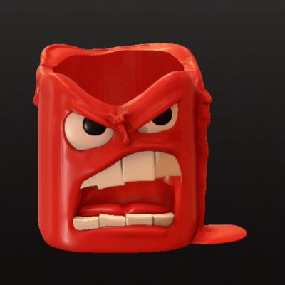 Angry Candle holder