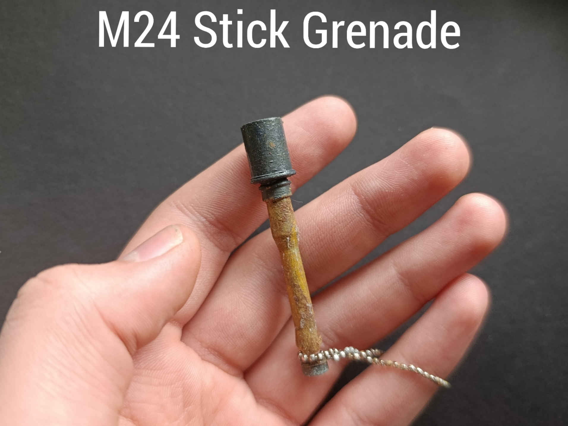 M24 Stick Grenade Keychain