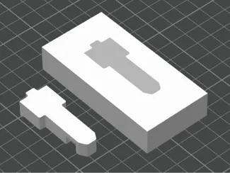 H2 nozzle negative part