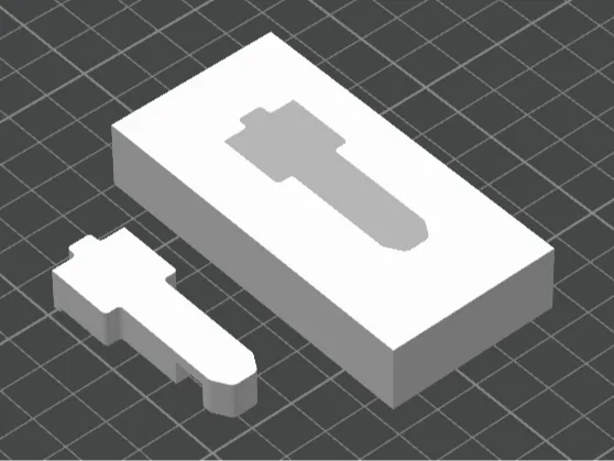 H2 nozzle negative part