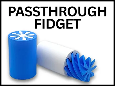 Cylinder Impossible Passthrough Fidget