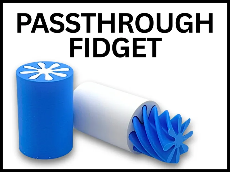 Cylinder Impossible Passthrough Fidget