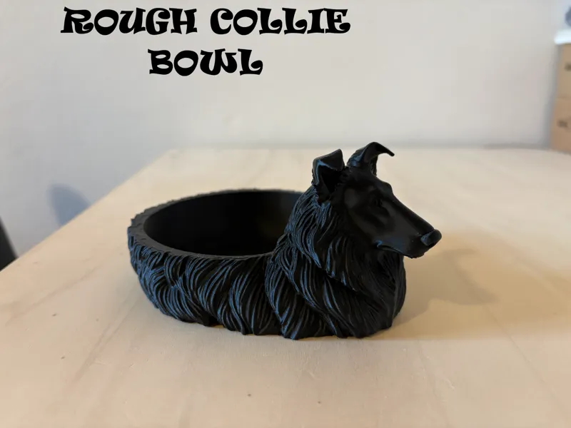 ROUGH COLLIE BOWL