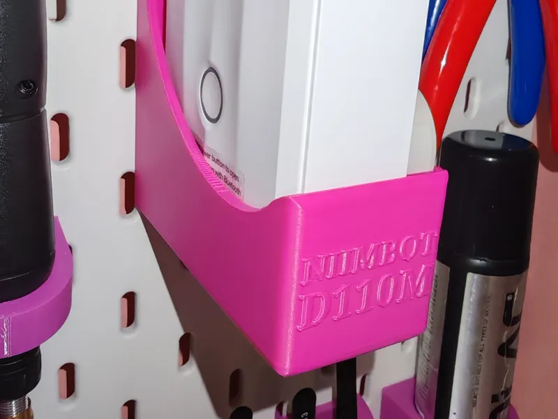 NiiMbot D110_M (2024) Skadis modular holder +rolls