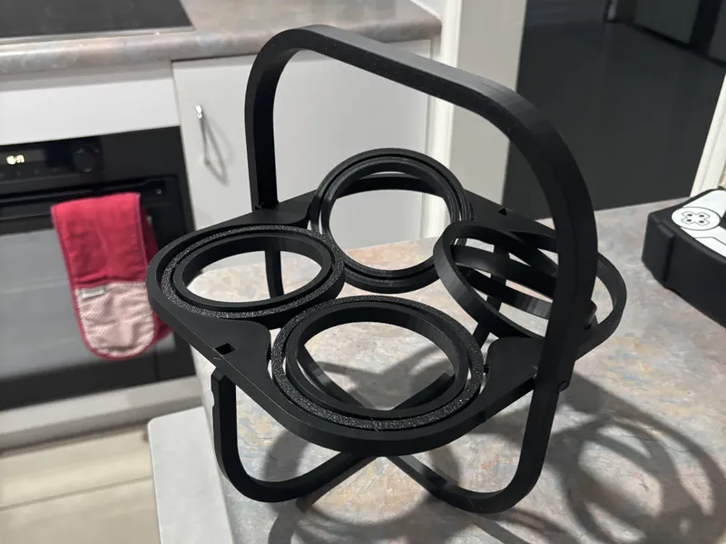 Four Cup Gyro Caddy - Print in place V2