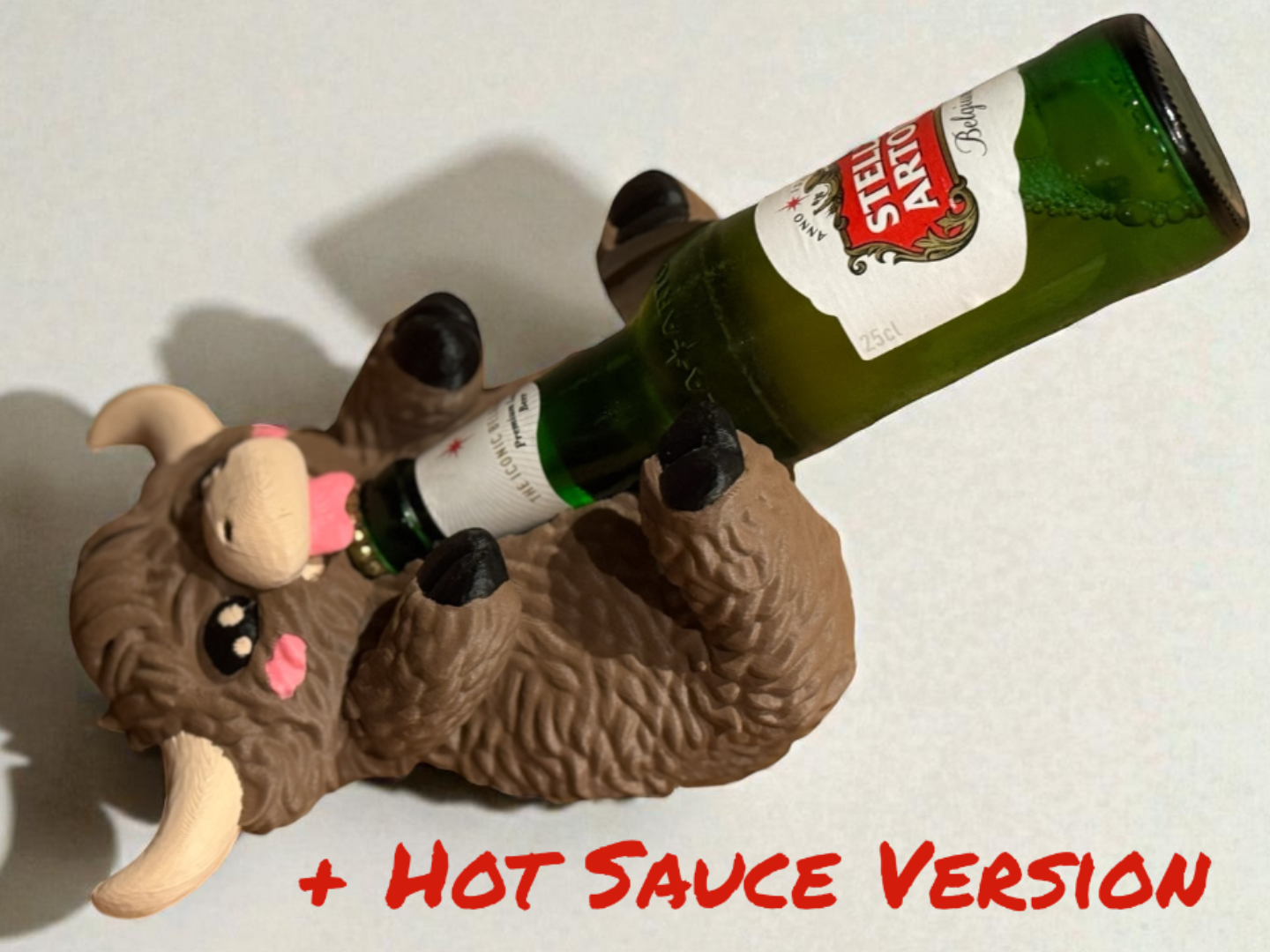 Highland Cow Beer Holder Bar Companion