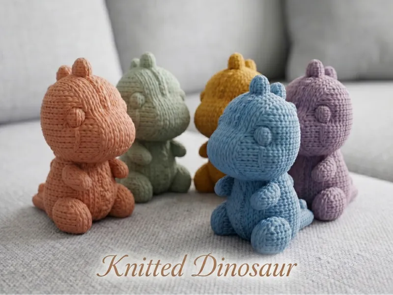 Knitted Dinosaur
