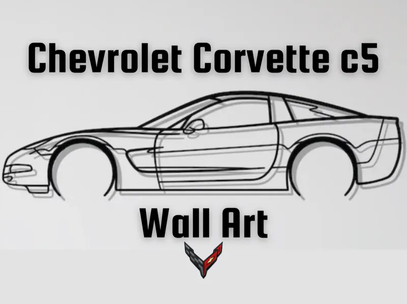 Chevrolet Corvette c5 Wall Art