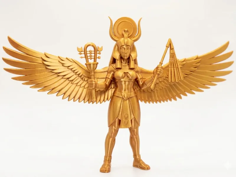 Ancient Egyptian Goddess - Isis -Full 3D Sculpture
