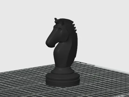 Chess horse 1:1