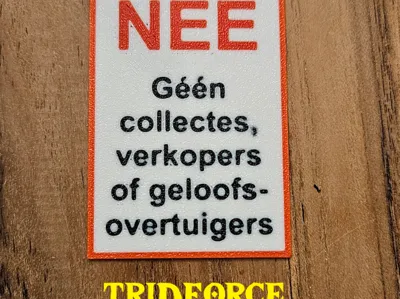 We do not buy at the door