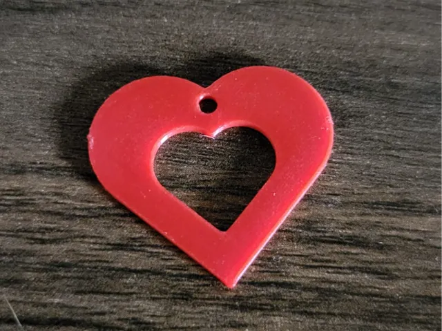 Boucle d'oreille coeur