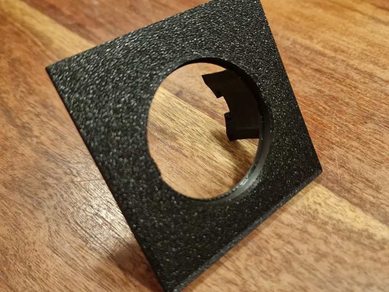 Square led spot 80mm