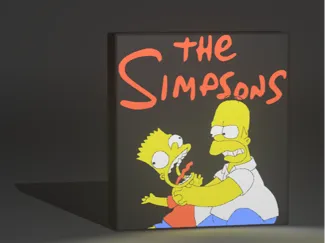 Simpsons Lightbox