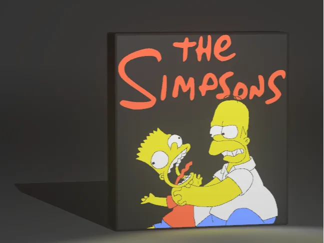 Simpsons Lightbox