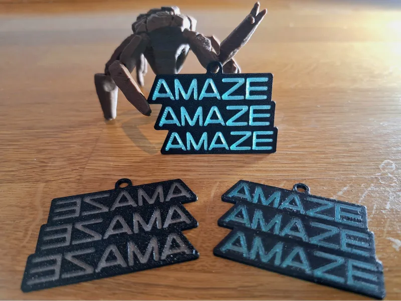AMAZE Project Hail Mary transparent keychain