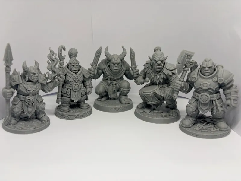 The Ironfang Warband - 5 x Orc Miniatures