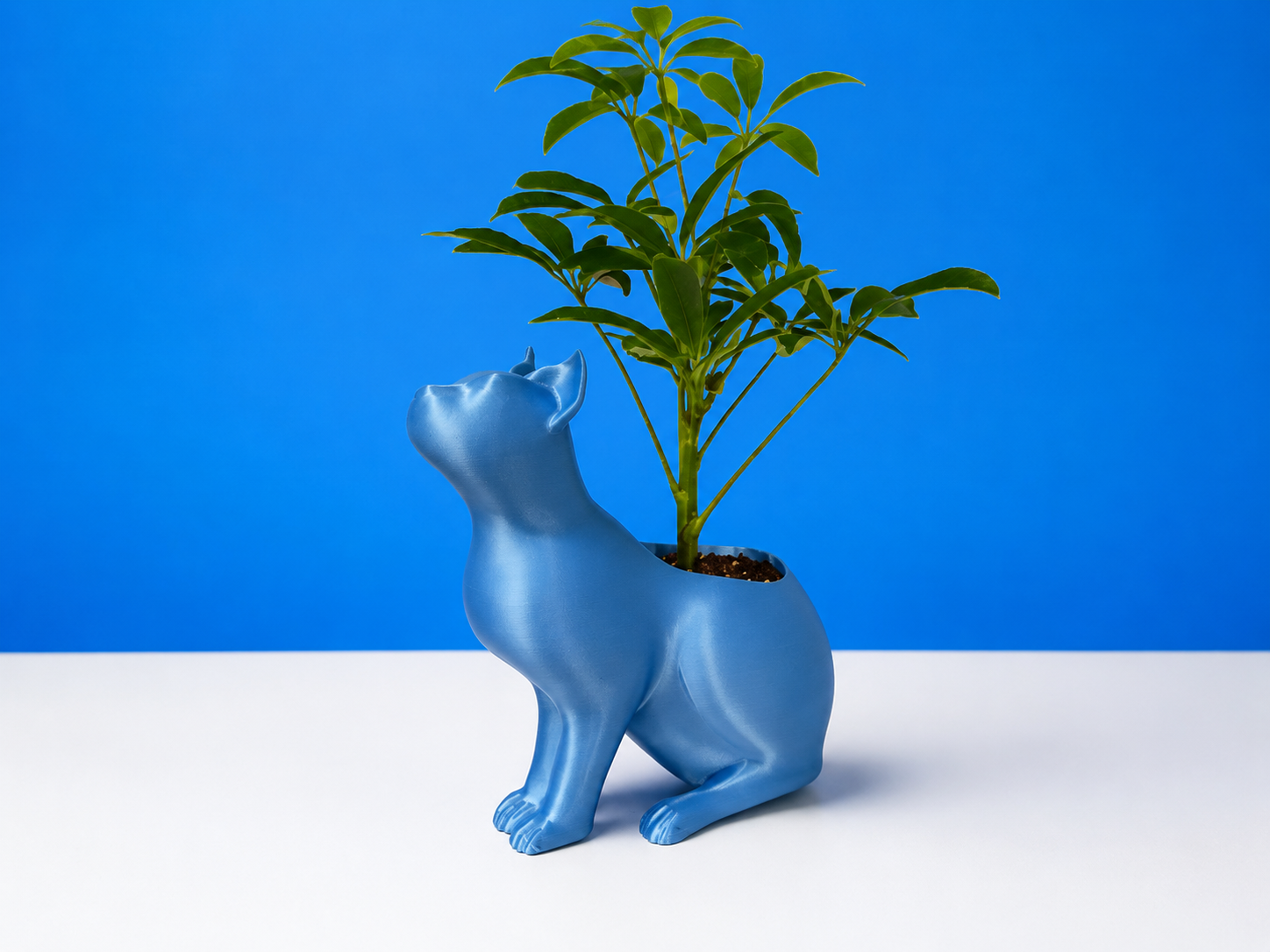 Miniatura 2 do modelo 3D Cat Planter v2