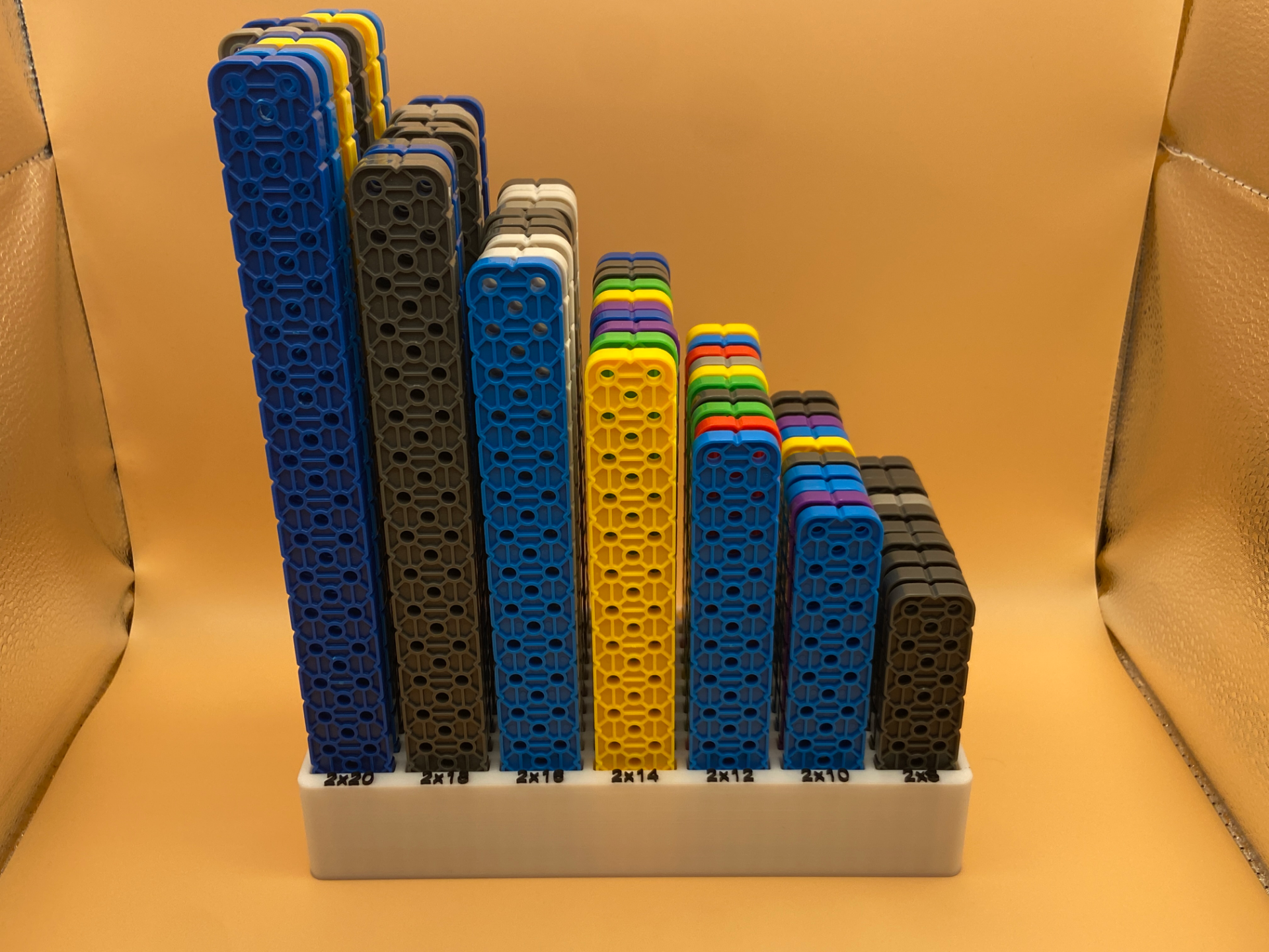 VEX IQ 2x Even Beam Organizer