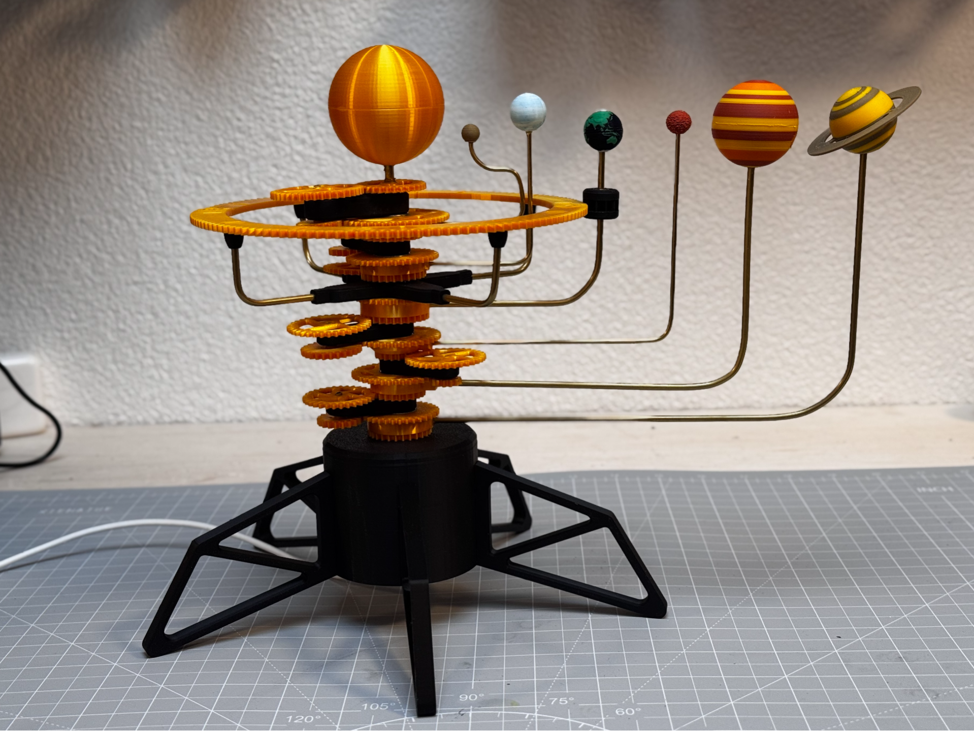 Solar System Model - Orrery (99.9% accuracy)
