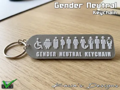 Gender Neutral Keychain