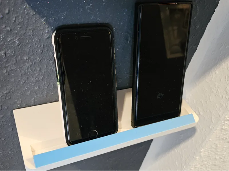 Mini-Wandregal Phoneholder 250mmx20mm