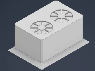 HVAC Unit Roof AC -scale 1/50