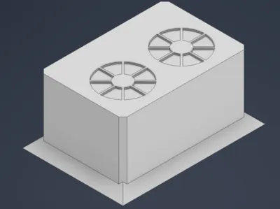 HVAC Unit Roof AC -scale 1/50