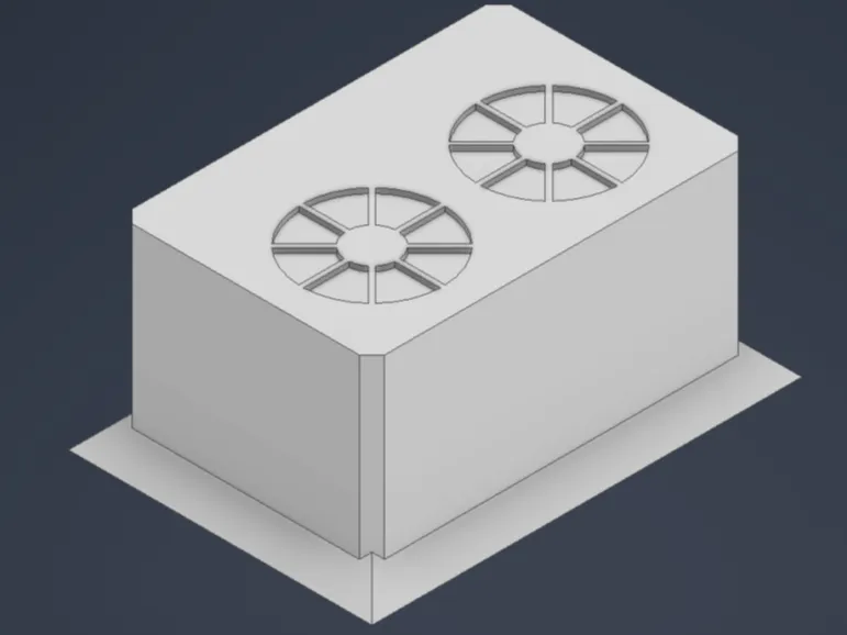 HVAC Unit Roof AC -scale 1/50