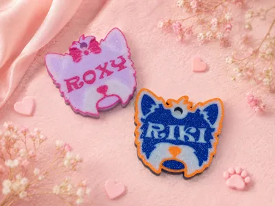 Yorkie pet tag