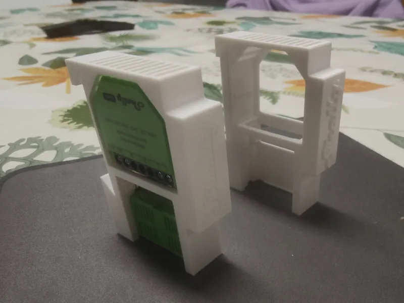 supporto barra din shelly dimmer gen3 + bypass