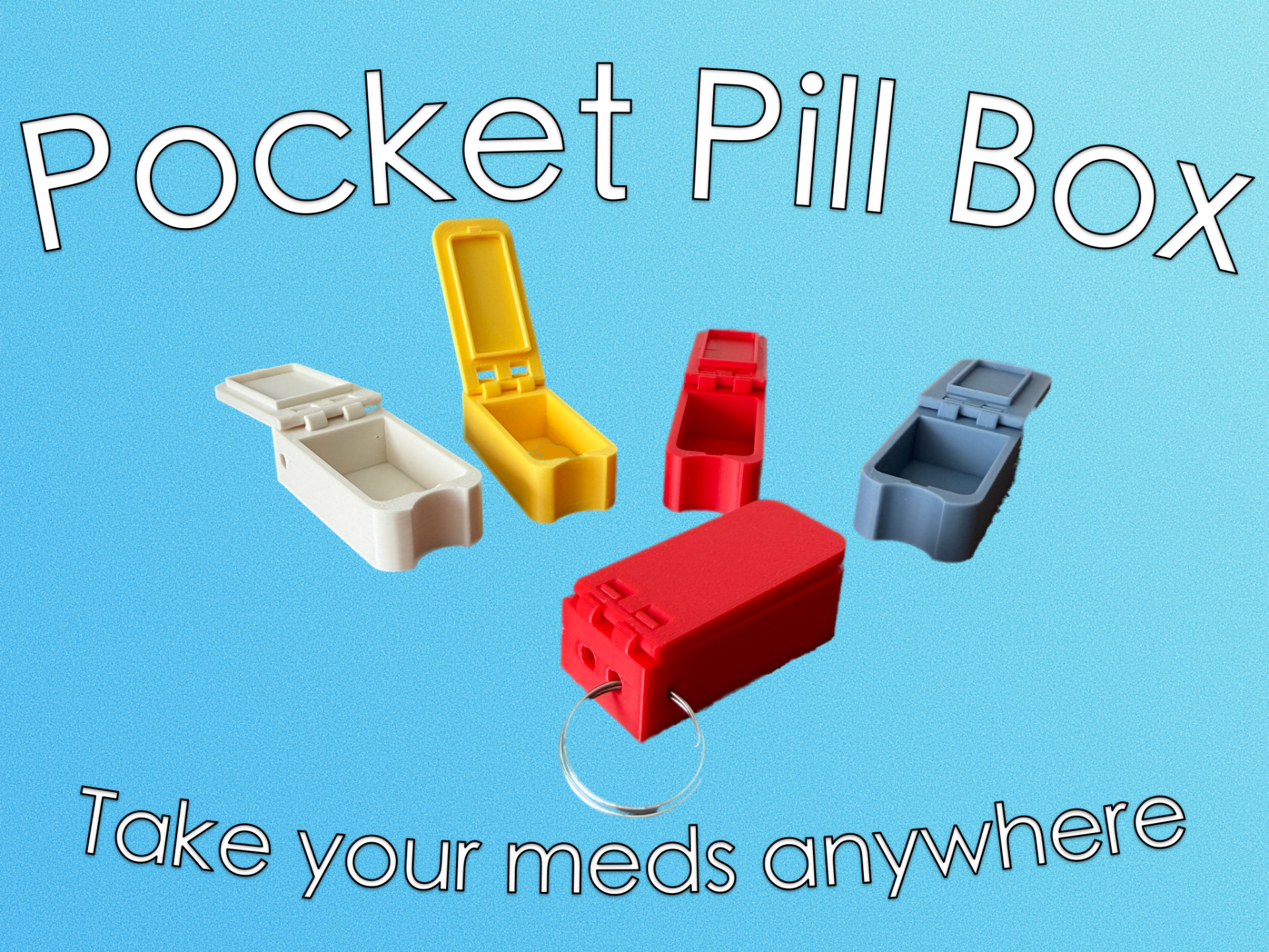 Pocket Pill Box – Daily Medication Organizer