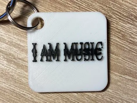 I AM MUSIC playboi carti keychain