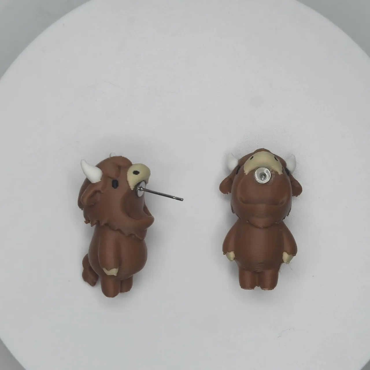 Highland Cow Chompers Earrings view 3