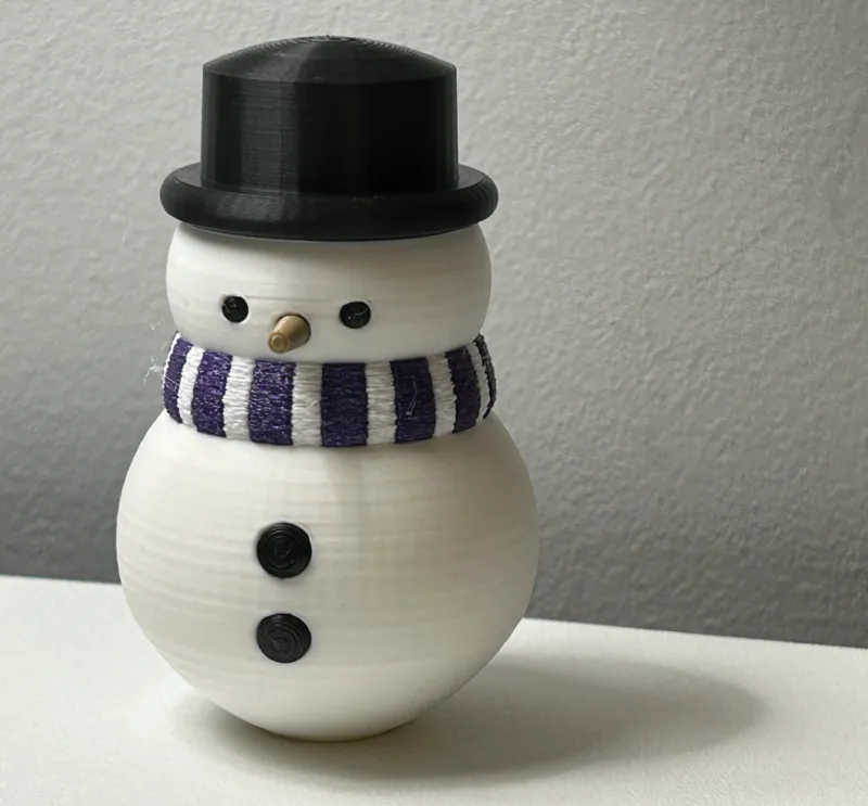 Winter's First Snowman