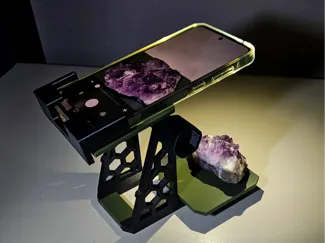 Phone stand - Magnifier camera lens