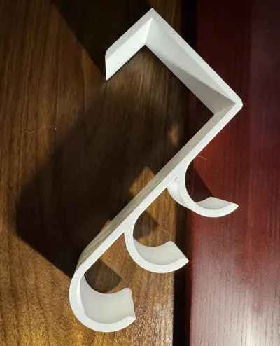 Coat Hook 83mm Wide - Cubicle Accessory