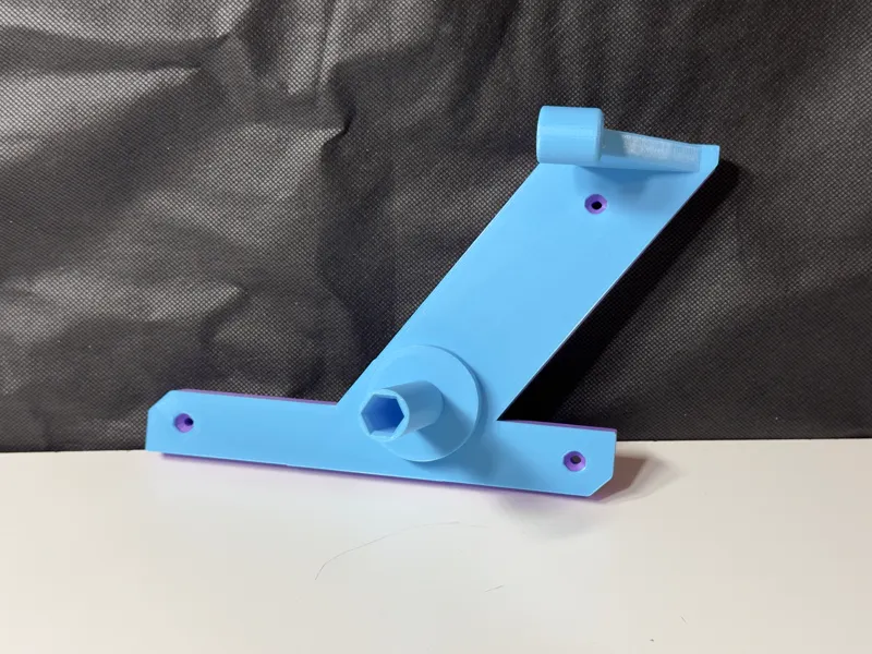 AMS Lite wall mount spool holder Left of Printer