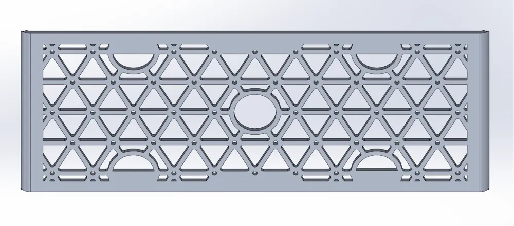 Rear Iso Pattern Plate by delcoro.anthony - MakerWorld