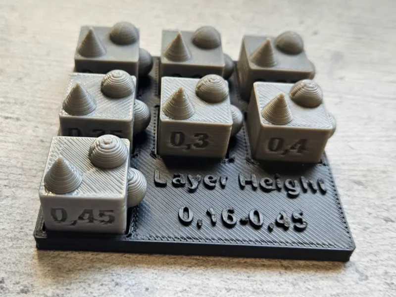 Layer Height Test Visualisierung 0,6mm 