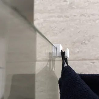 Minimalist Glass Shower Hook