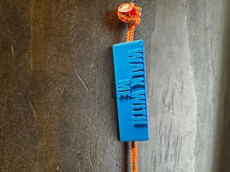WALK WITH ME KEYCHAIN