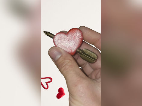 Heart and Arrow Fidget Quick Print
